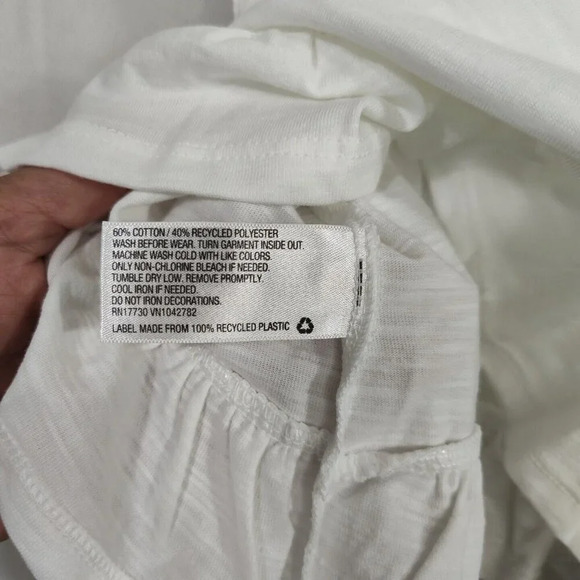 Lot of 3 Cat and Jack White Peach Gray Peplum Tank Top Girls XL 14 16 PLUS NEW - Picture 8 of 9